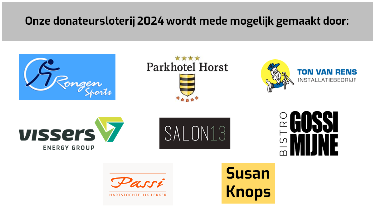 Sponsoren donateursloterij